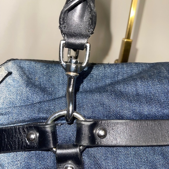 Diesel Women 3Way Denim Shoulder Clutch Handbag - Picture 9 of 14